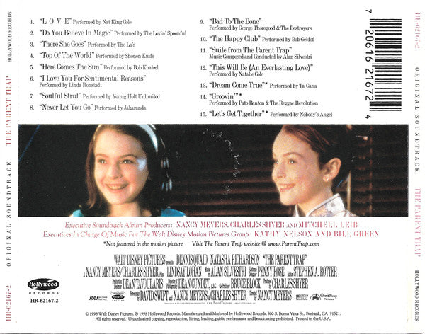 Various : The Parent Trap (Original Soundtrack) (CD, Comp)