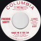 Freddie Scott (2) : One Iddy Biddy Needle / Forget Me If You Can (7", Single, Promo)