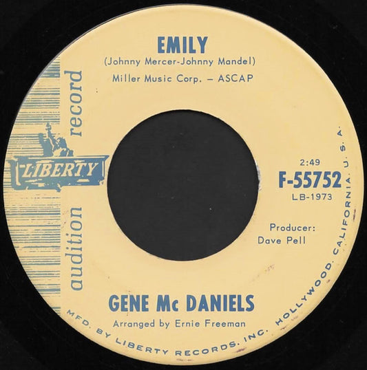 Eugene McDaniels : Emily / (There Goes) The Forgotten Man (7", Single, Promo)