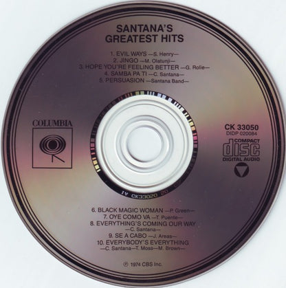 Santana : Santana's Greatest Hits (CD, Comp, RE)