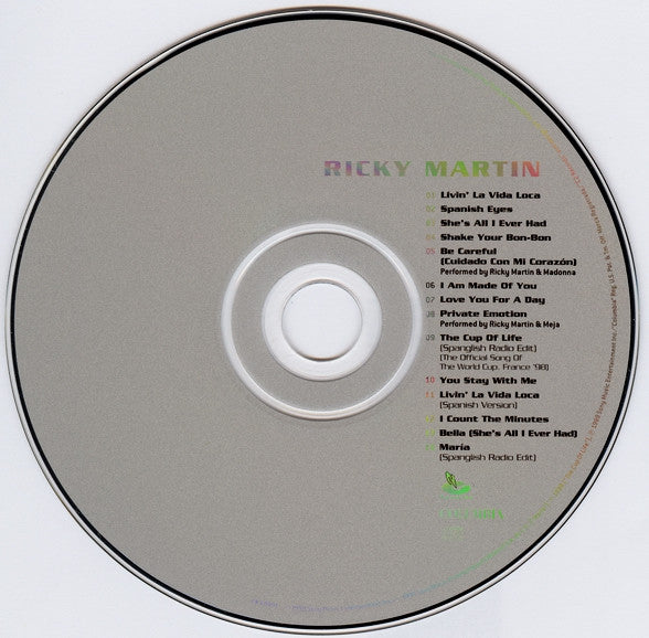 Ricky Martin : Ricky Martin (CD, Album, Enh, DAD)