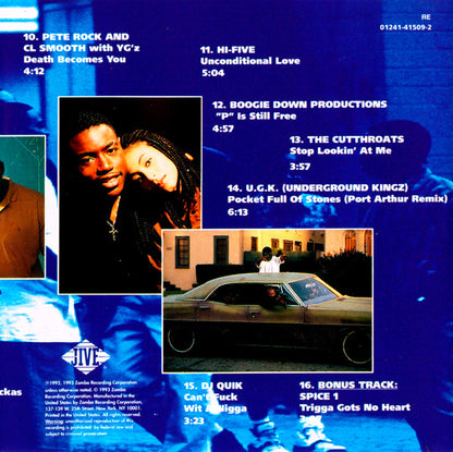 Various : Menace II Society (The Original Motion Picture Soundtrack) (CD, Comp, Club)