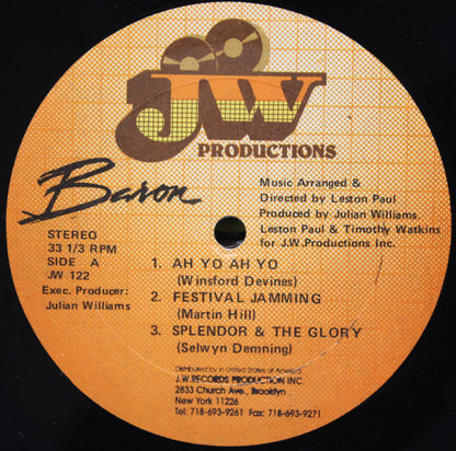 Baron (4) : Tears Of Gold (LP, Album)