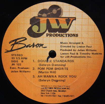 Baron (4) : Tears Of Gold (LP, Album)