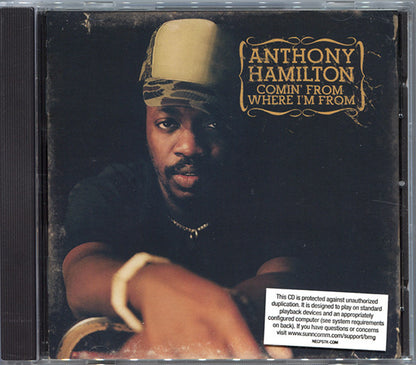 Anthony Hamilton : Comin' From Where I'm From (CD, Album, Copy Prot.)