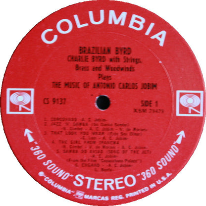 Charlie Byrd : Brazilian Byrd (LP, Album)