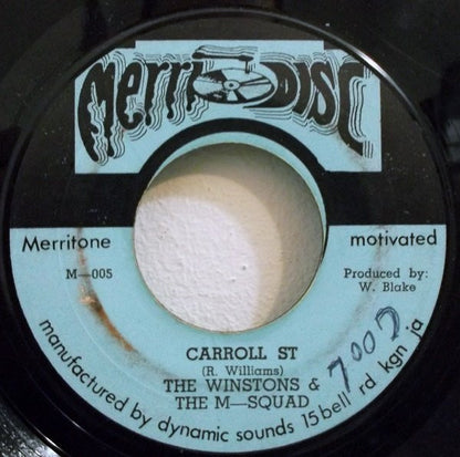 The Winstons (3) & The M-Squad* : Carroll St (7")