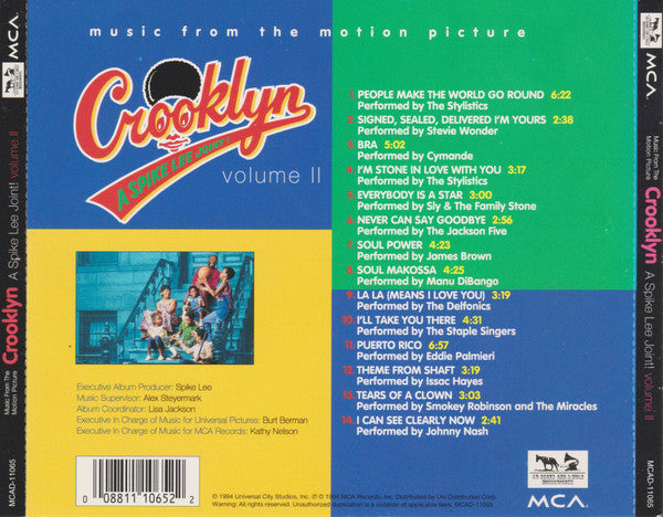 Various : Crooklyn Volume II - Music From The Motion Picture (CD, Comp)