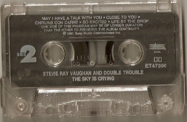 Stevie Ray Vaughan And Double Trouble* : The Sky Is Crying (Cass, Album)