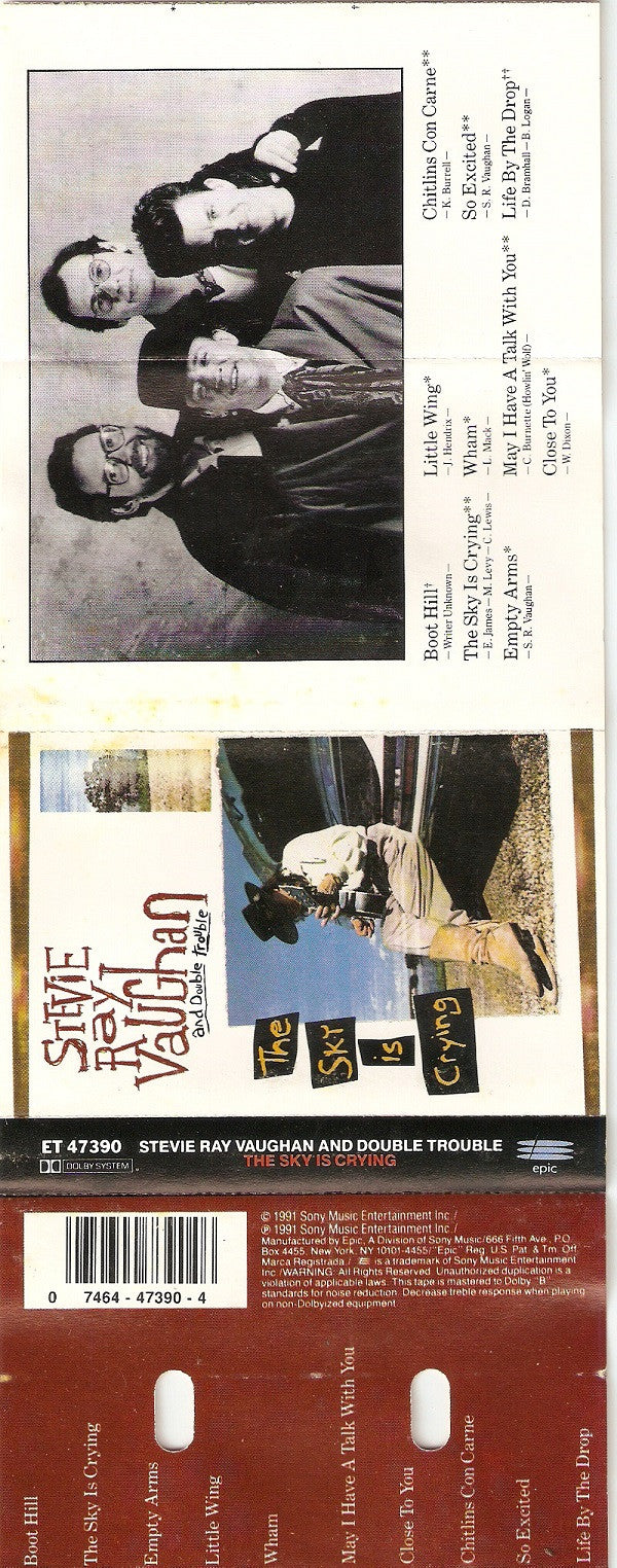 Stevie Ray Vaughan And Double Trouble* : The Sky Is Crying (Cass, Album)