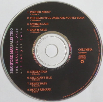 Branford Marsalis Trio : The Beautyful Ones Are Not Yet Born (CD, Album)