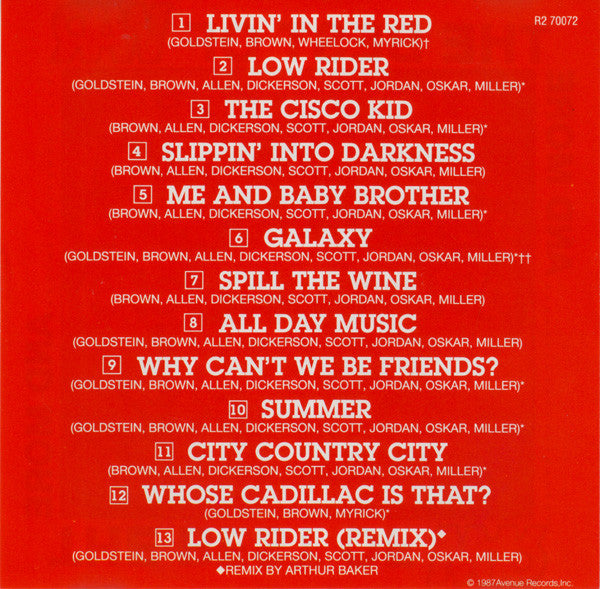 War : The Best Of War… And More (CD, Comp)