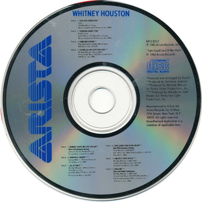 Whitney Houston : Whitney Houston (CD, Album, RP)