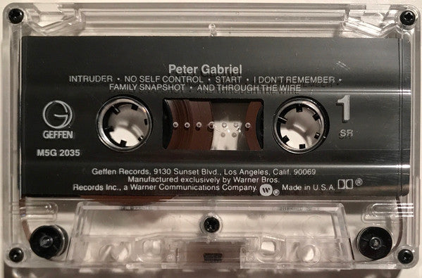 Peter Gabriel : Peter Gabriel (Cass, Album, RE, SR,)