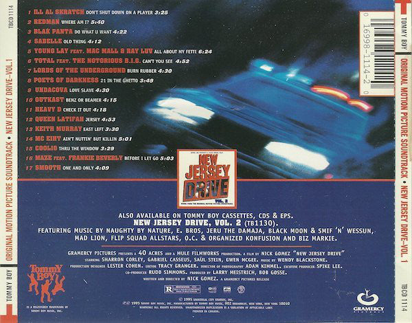 Various : New Jersey Drive Vol. 1 (Original Motion Picture Soundtrack) (CD, Comp)