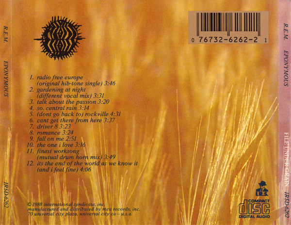R.E.M. : Eponymous (CD, Comp)