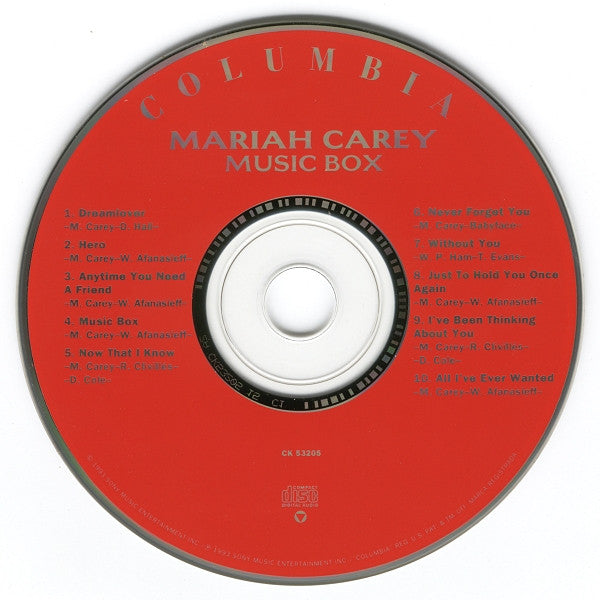 Mariah Carey : Music Box (CD, Album)