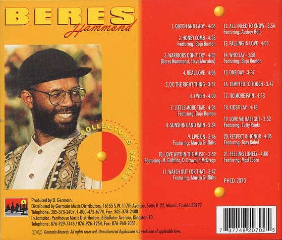Beres Hammond : Collectors Series (CD, Comp)