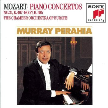 Wolfgang Amadeus Mozart, Murray Perahia, The Chamber Orchestra Of Europe : Piano Concertos Nos. 21 & 27 (CD, Album)