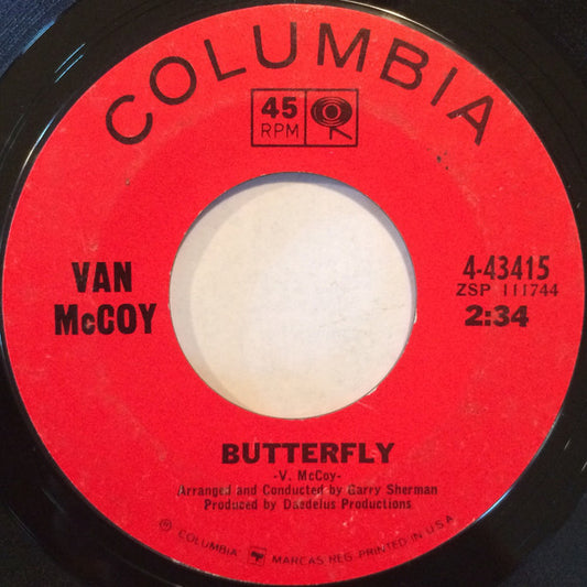 Van McCoy : Butterfly / Keep Loving Me (7", Single)