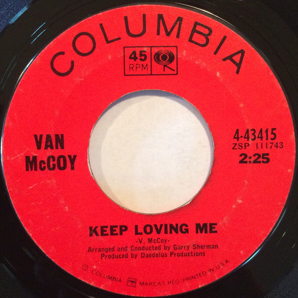 Van McCoy : Butterfly / Keep Loving Me (7", Single)