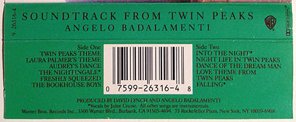 Angelo Badalamenti : Soundtrack From Twin Peaks (Cass, Album, AR,)
