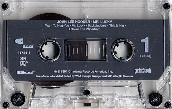 John Lee Hooker : Mr. Lucky (Cass, Album, SR,)