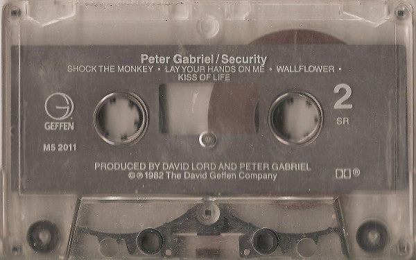 Peter Gabriel : Security (Cass, Album, RE, Tra)