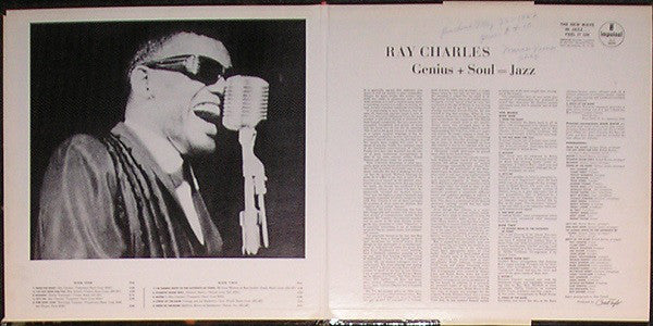 Ray Charles : Genius + Soul = Jazz (LP, Album, Mono, Gat)