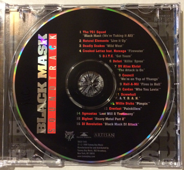 Various : Black Mask - Music From The Original Motion Picture (CD, Comp)