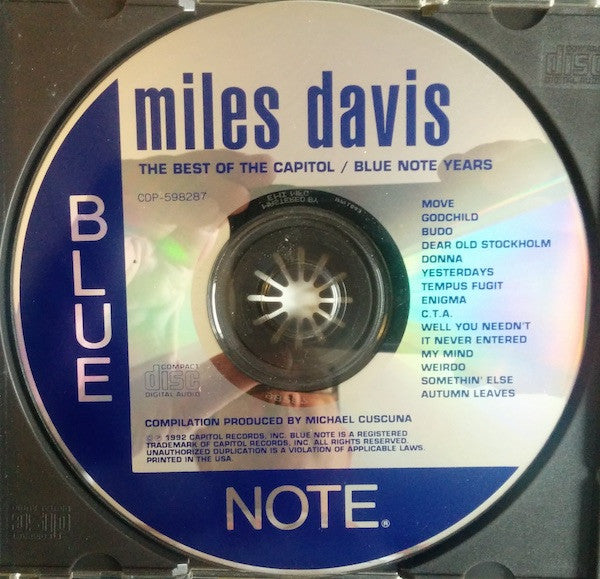 Miles Davis : The Best Of Miles Davis (CD, Comp, Club)