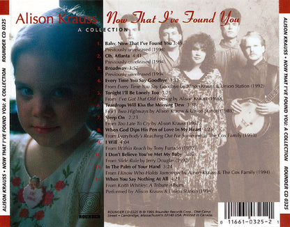 Alison Krauss : Now That I've Found You: A Collection (CD, Comp)