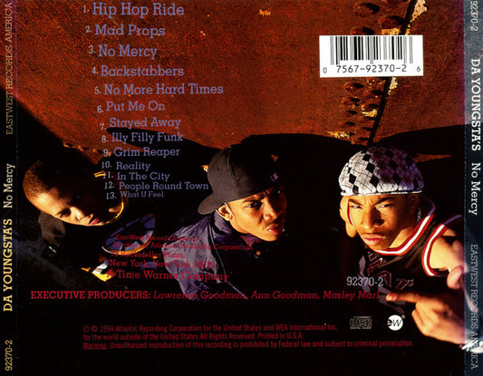 Da Youngsta's : No Mercy (CD, Album, Spe)
