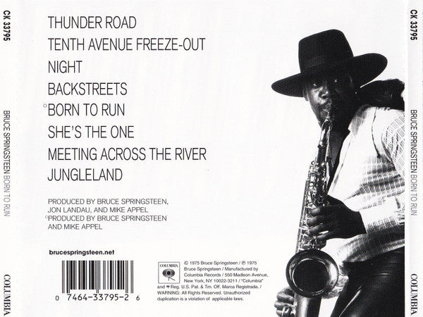Bruce Springsteen : Born To Run (CD, Album, RE, DAD)