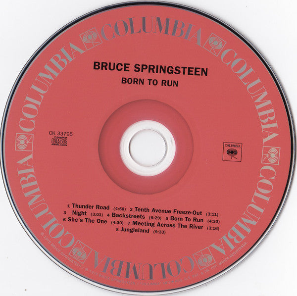 Bruce Springsteen : Born To Run (CD, Album, RE, DAD)