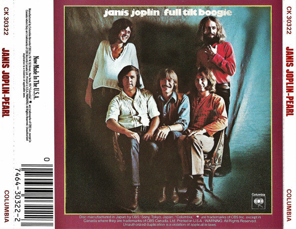 Janis Joplin : Pearl (CD, Album, RE, RP)