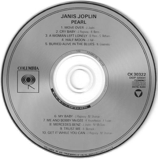 Janis Joplin : Pearl (CD, Album, RE, RP)