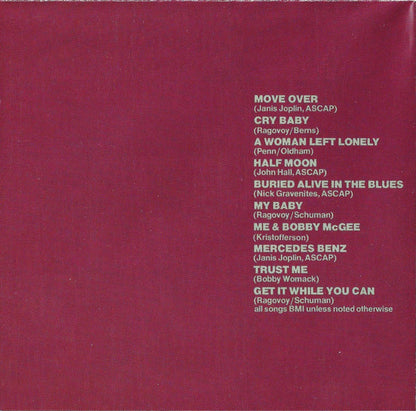 Janis Joplin : Pearl (CD, Album, RE, RP)