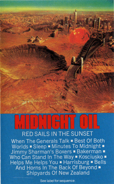 Midnight Oil : Red Sails In The Sunset (Cass, Album, Dol)