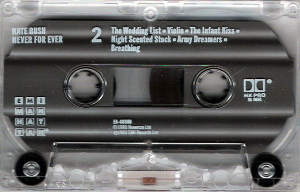 Kate Bush : Never For Ever (Cass, Album, RE)