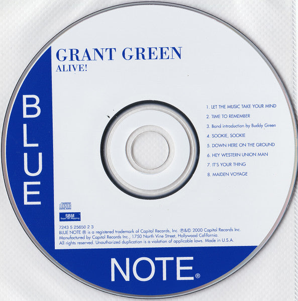 Grant Green : Alive! (CD, Album, RE, RM)