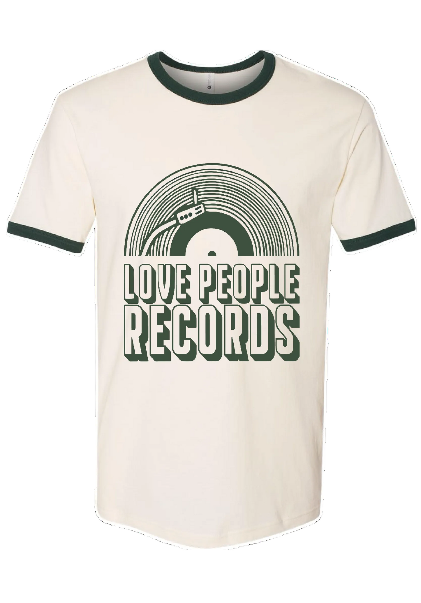 Cream n Green Tee