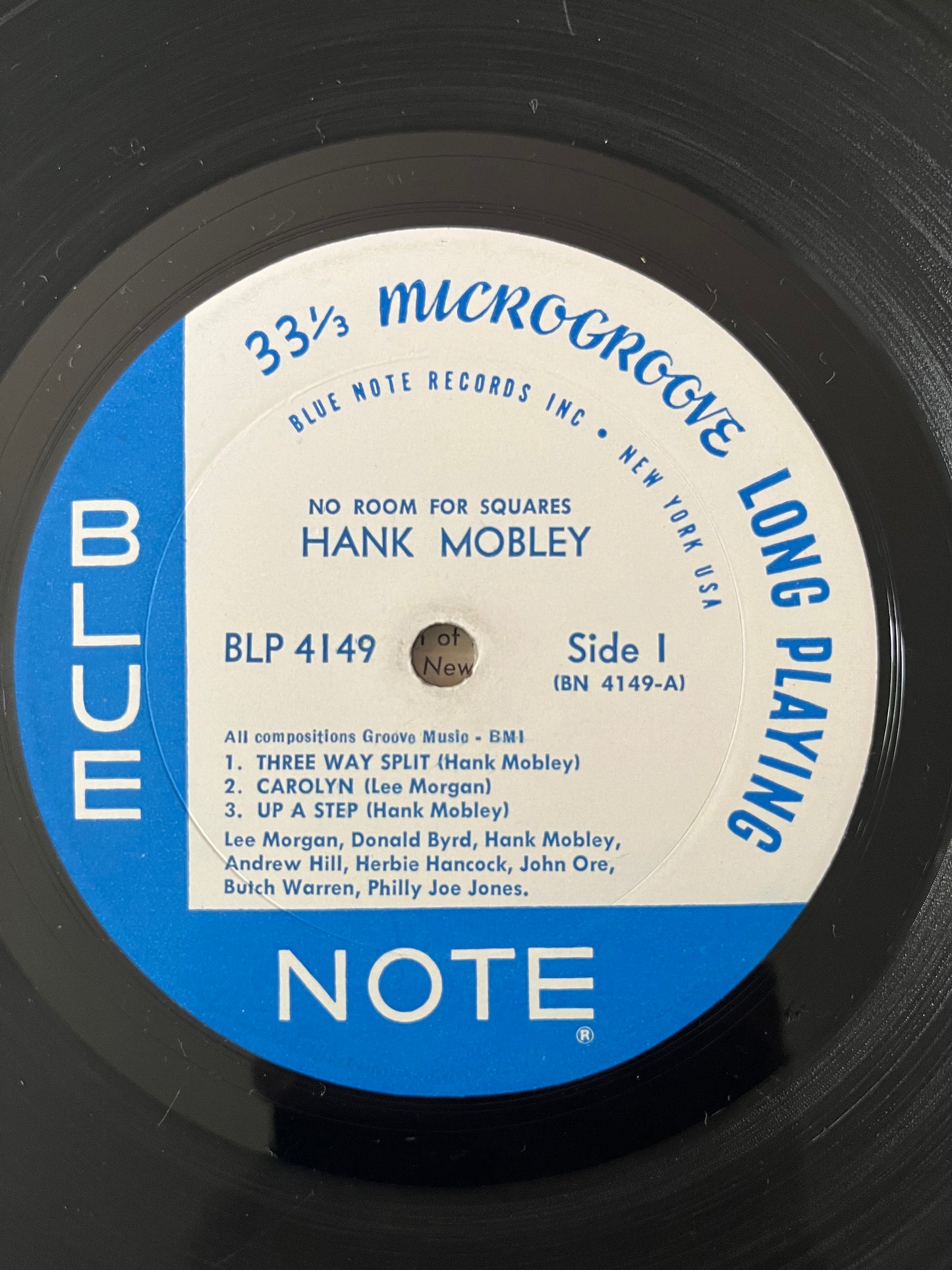 Hank Mobley - No Room For Squares (LP, Album, Mono) VG