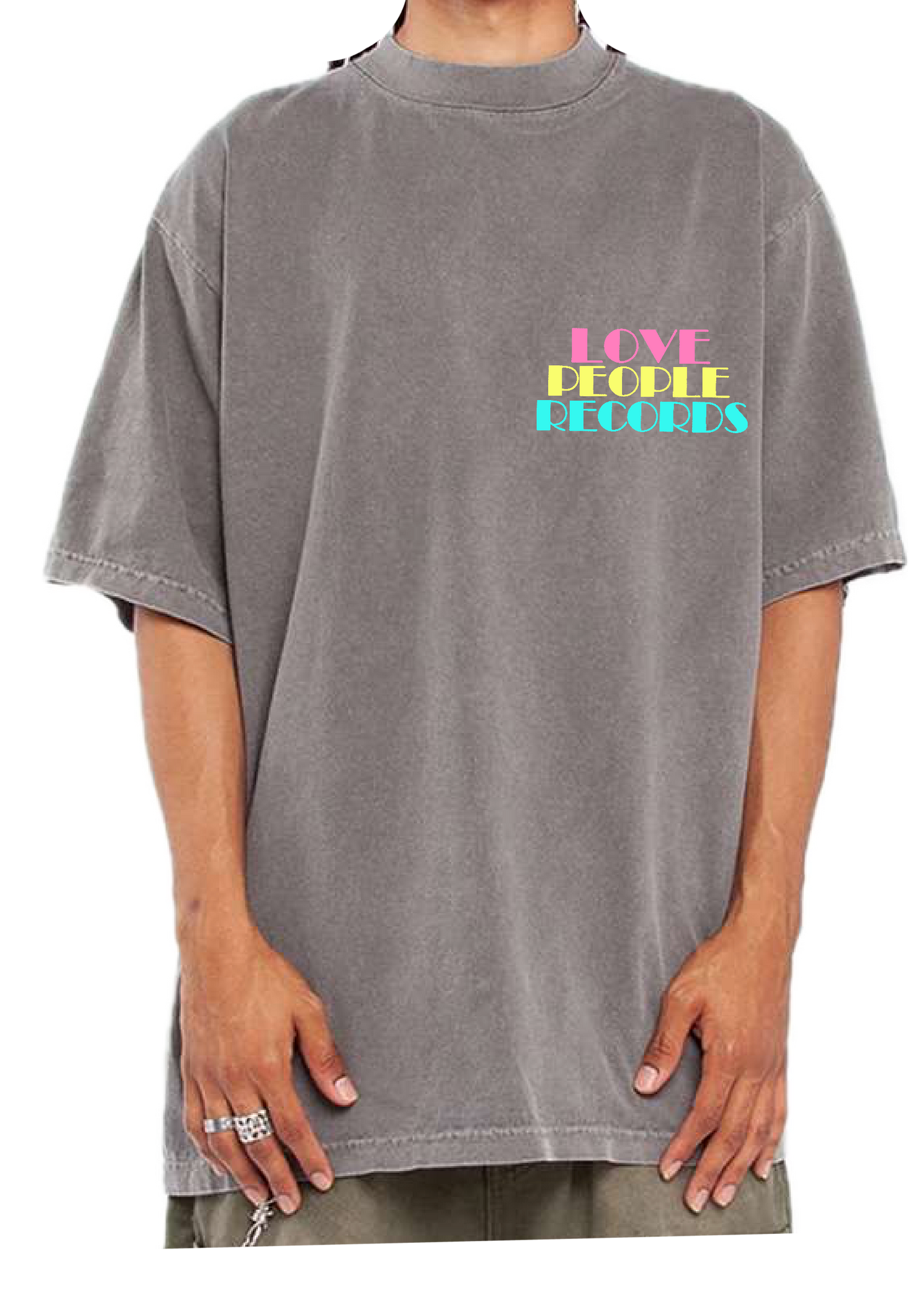 Tri Color Oversized Tee