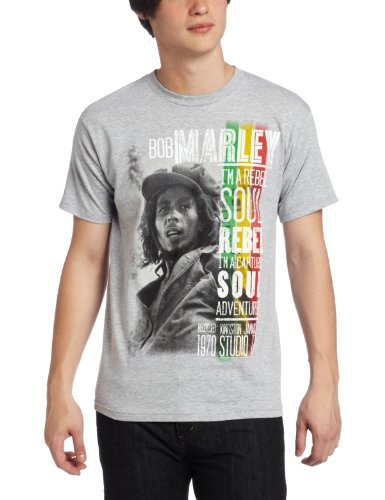 Bob Marley - Marley Short Sleeve Soul Rebel T-Shirt (LP) M