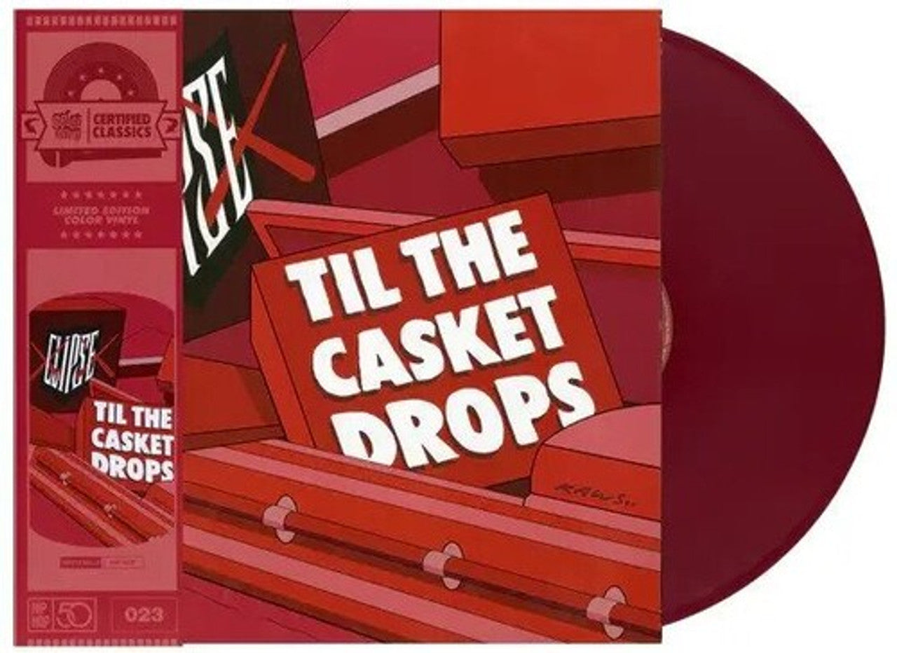 Clipse - Til The Casket Drops (Limitede Edition, Colored Vinyl, Fruit Punch Red) (LP) M