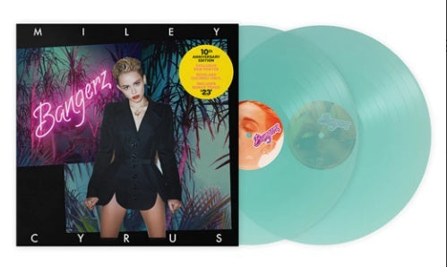 Miley Cyrus - Bangerz (Limited Edition, Sea Glass Colored Vinyl, Gatefold LP Jacket, Poster, 10th Anniversary Edition) [Import] (2 Lp's) (LP) M
