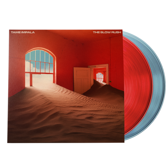 Tame Impala - The Slow Rush (2LP | Indie Exclusive | Red & Light Blue Vinyl) (LP) M