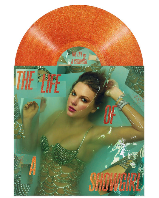 Taylor Swift - The Life Of A Showgirl [Sweat And Vanilla Perfume Portofino Orange Glitter Vinyl] (LP) M