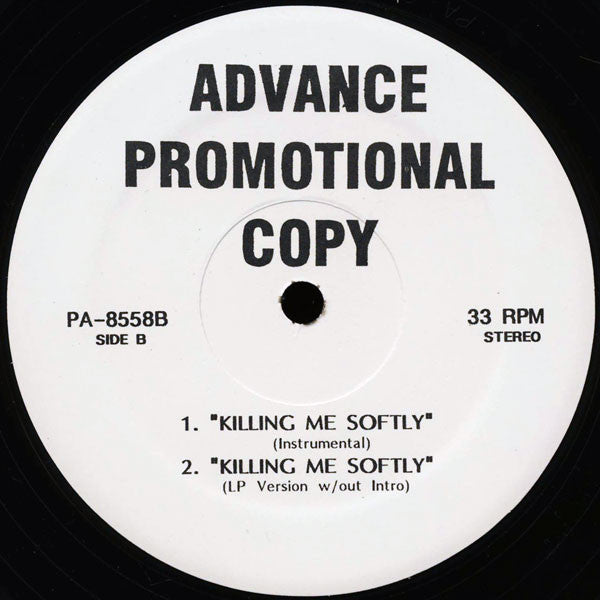 Fugees : Killing Me Softly (12", Promo, Unofficial)